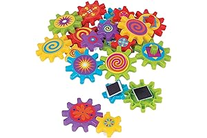 Fun Express Spinning Gear Magnets, Assortment of 22