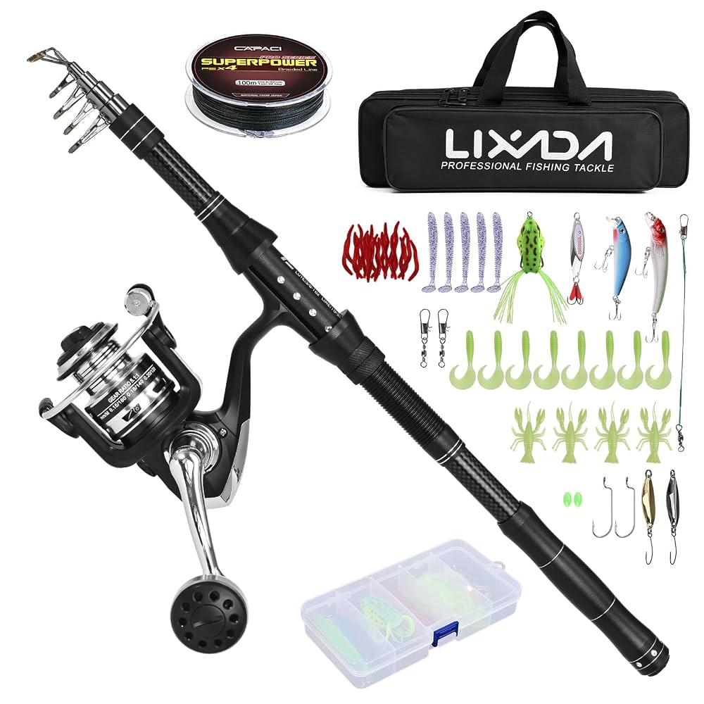 canadian tire telescopic fishing rod Eagle Claw Pack-It Spin Combo The matching spinning reel features a sturdy graphite frame Saltwater Fishing Telescopic Casting Rod