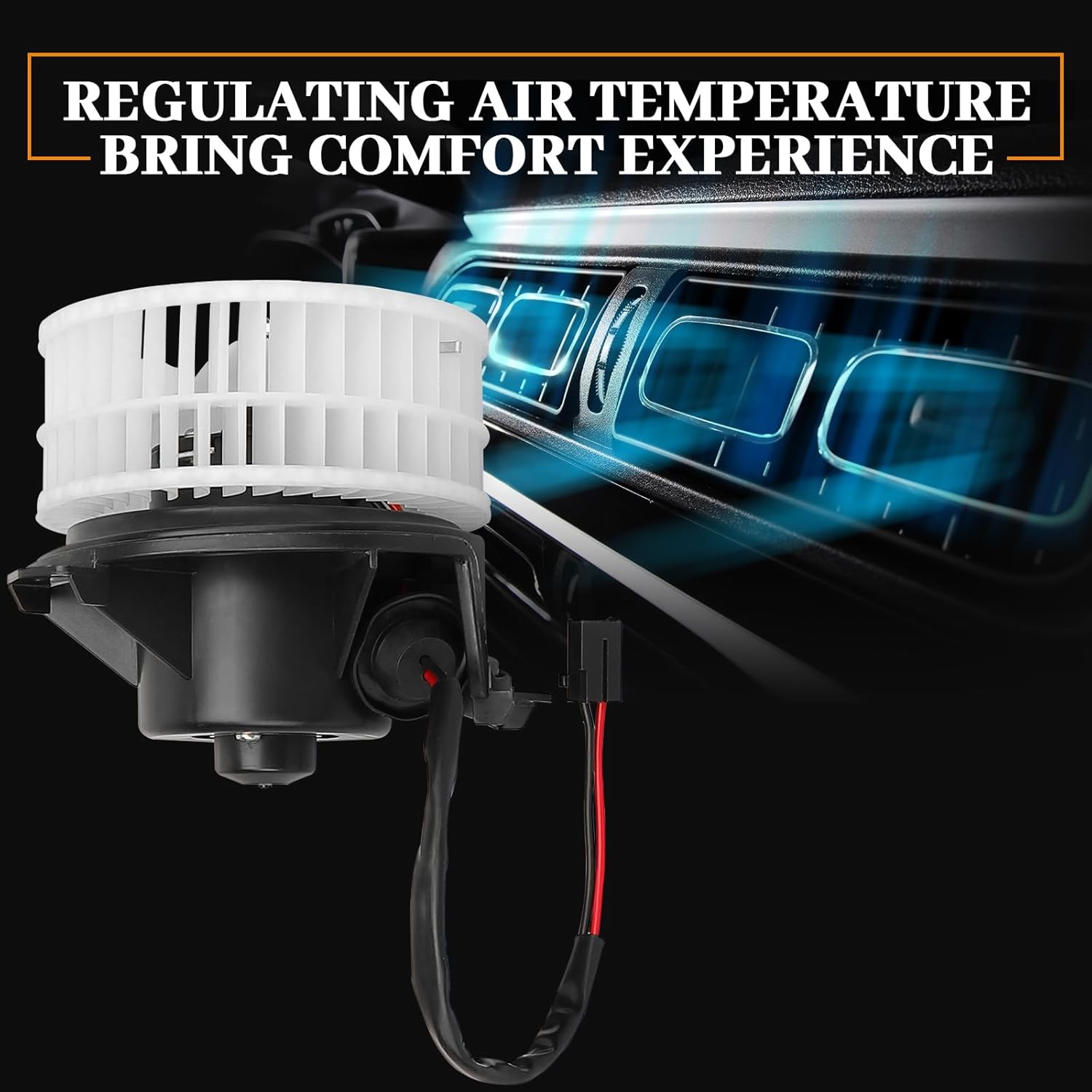 700070 AC Heater Front Blower Motor Fan Cage Fit for Chrysler Pacifica 2004-2008, Town & Country 2001-2007, Voyager 2001-2003, Dodge Caravan Grand Caravan 2001-2007, #75739 4885475AB 4885475AC