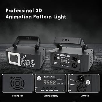 PAIFIEVD 3D RGBビームプロジェクターライト2台 Amazon.co.jp: PAIFIEVD 3D RGBビームプロジェクターライト