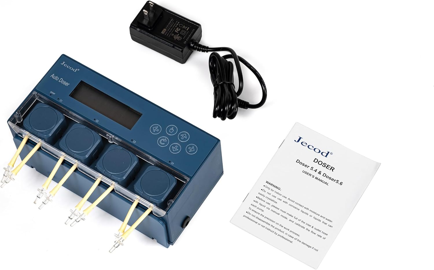 Jebao Jecod Doser 5.4 with power adapter and manual