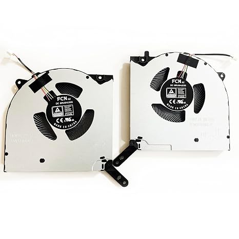 Replacement CPU+GPU Cooling Fan for Lenovo Legion R9000K Y9000K Legion 7-16ACHg6 82N6 2021 Paragraph Series DFSAL12E064860 FNKN DFSAL12E164860 FNKP DC10V
