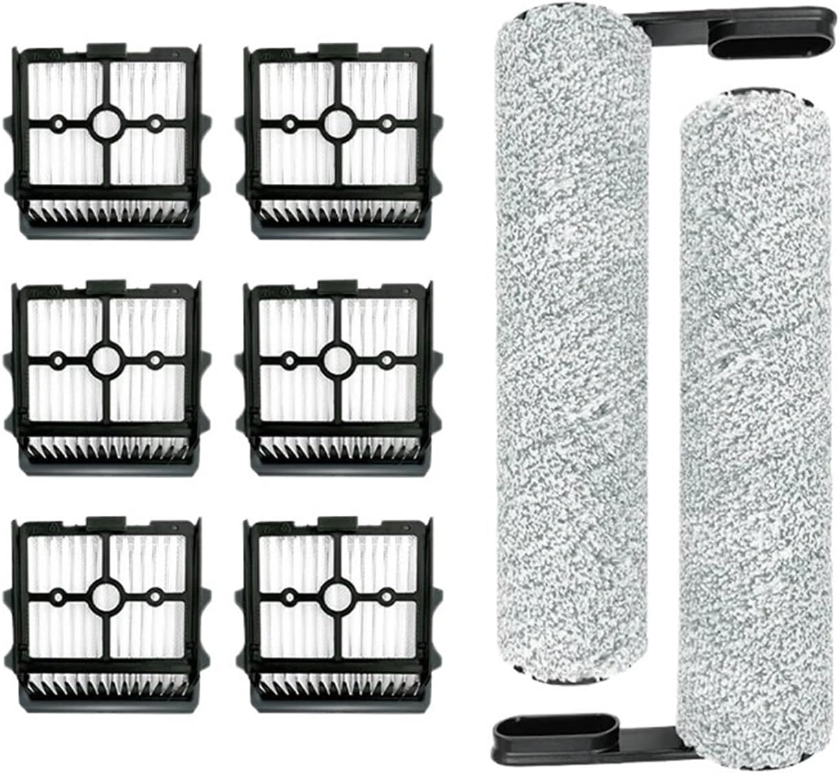 Replacement Brush Rollers And HEPA Filters, Compatible For Tineco Floor ONE S5/Floor One S5 Pro 2/ S5 Extreme Smart Vacuum Cleaner(As shown n), uyfgiufg8ig