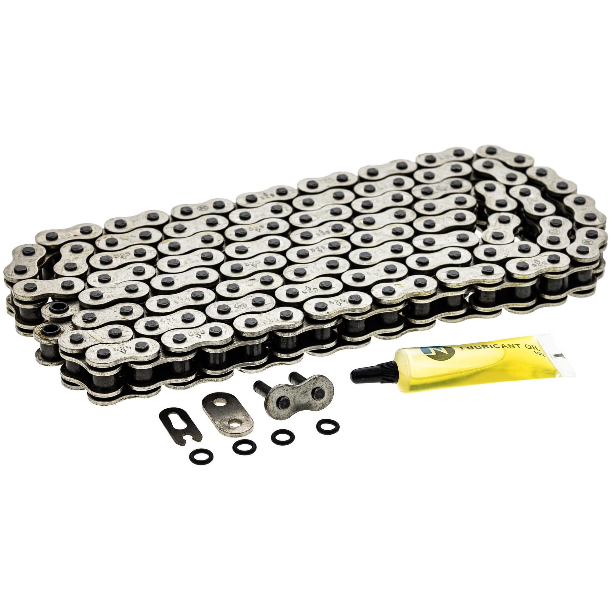 NICHE 525 Drive Chain 128 Links O-Ring with Connecting Master Link for Motorcycle ATV Dirt Bike