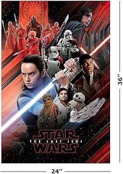 Amazon.com: POSTER STOP ONLINE Star Wars Episode VIII - The Last