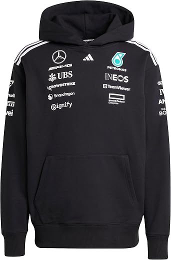 adidas Men's MERCEDES - AMG PETRONAS FORMULA ONE TEAM TEAM HOOD MEN