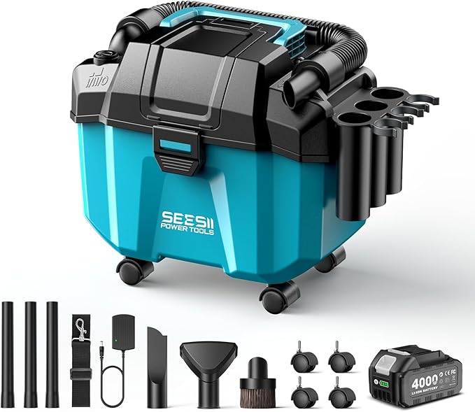 SEESII 集塵機 乾湿両用 コードレス 10L 製品画像