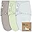KeaBabies 3-Pack Organic Baby Swaddle Sleep Sacks - Swaddles for Newborns, Infant 0-3 Months, Baby Girls, Boys, Soft & Snug Newborn Sleep Sack, Nursery Swaddling Blankets (Ripple)