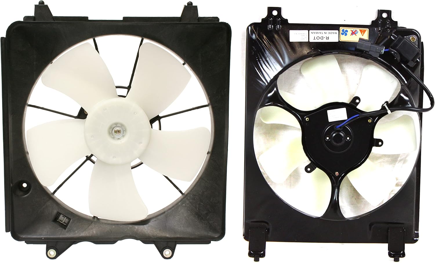 Garage-Pro Radiator and A/C Condenser Cooling Fan Assembly Pair for 2006–2011 Honda Civic