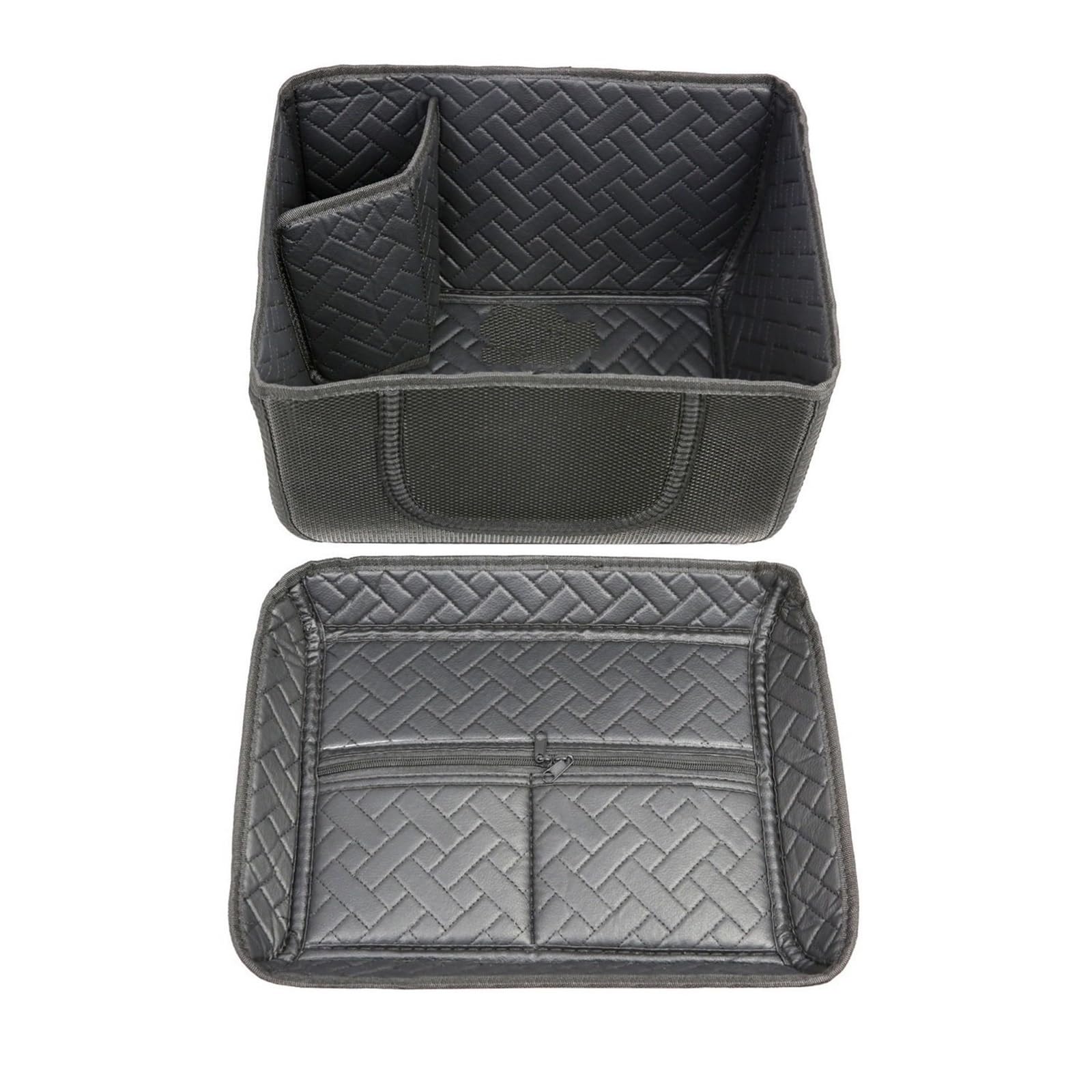 motocyklowy walizka 45L Motocyklowy Top Box Tylna Pokrywa Bagażnika Podkładka Skrzynka Narzędziowa Wewnętrzna Wyściółka Poduszka Skóra PU(Black)