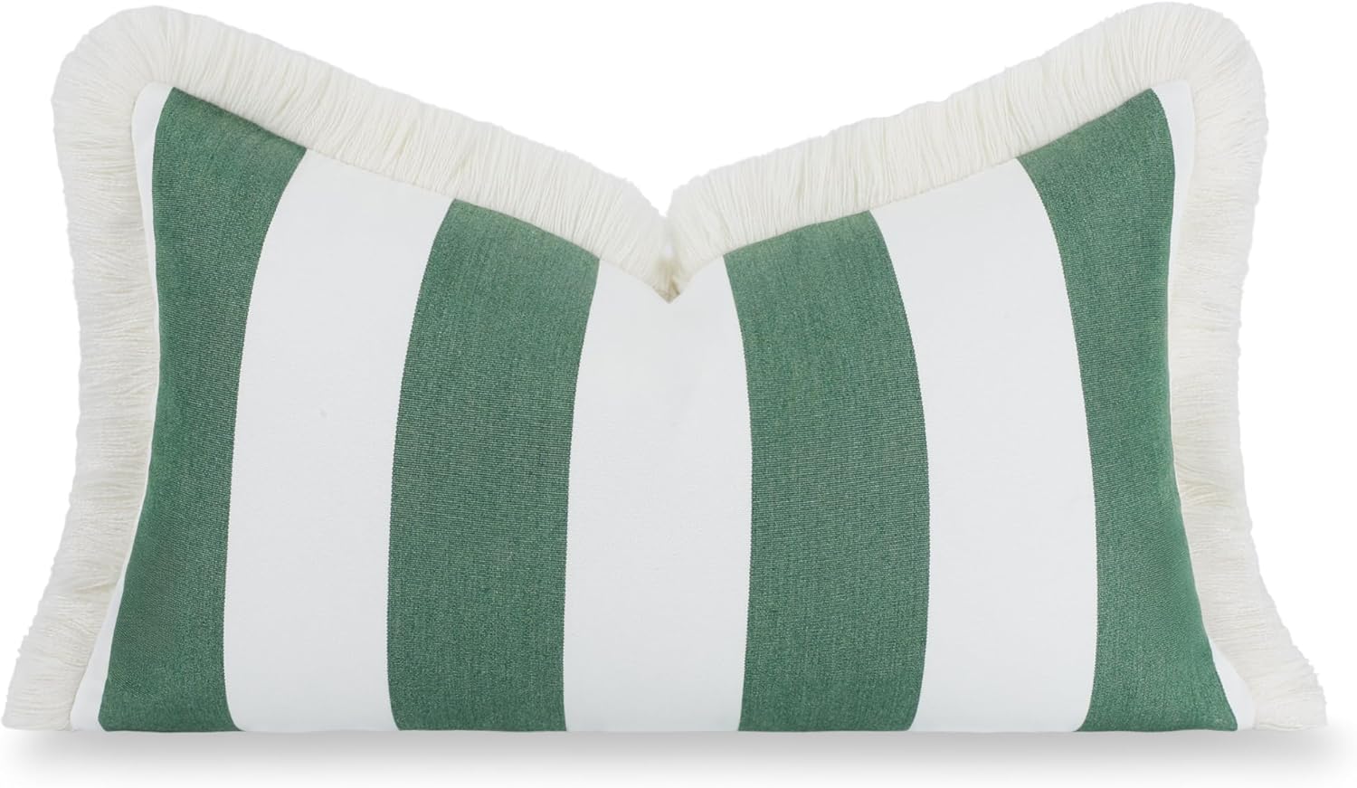 Hofdeco Premium Coastal Hampton Outdoor Performance Lumbar Pillow Cover Only, 12"x20" Water Repellent, UV and Fade Resistant for Backyard, Couch, Poolside, Indigo Blue Woven Solid