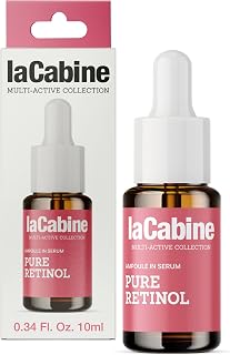 laCabine Pure Retinol Serum 10 ml | Improve skin texture, relieve wrinkles and smooth skin tone | Highly concentrated with pure encapsulated retinol and blackberry extract