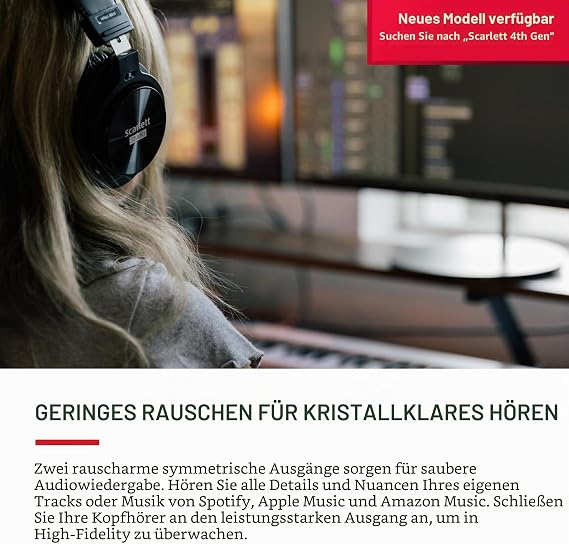 Focusrite Scarlett Solo 3rd Gen USB-C-Audio-Interface