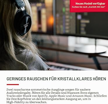 Focusrite Scarlett Solo 3rd Gen USB-C-Audio-Interface