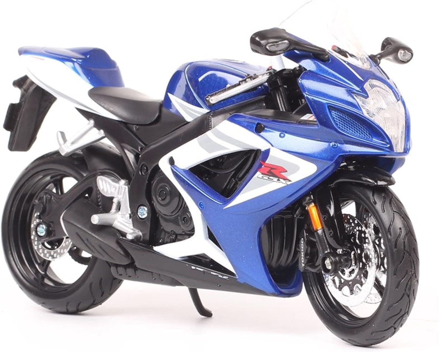 HTASFCI Motorcycle Model for Suzuki GSX-R750 1:12 Scale Diecast Moulded Motorbike Racing Diecast and Locomotive Car Sports Motorbike Bike Gixer Boyfriend's Locomotive Replica