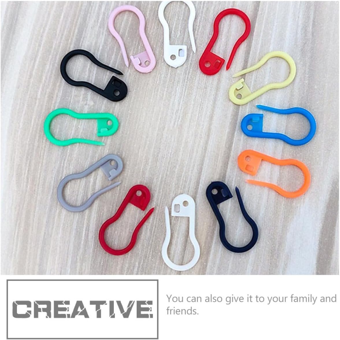400pcs Plastic Gourd Small Safety Pins Multifunctional Mini Pins for DIY Clothing Accessories Craft Sewing Supplies Random Color