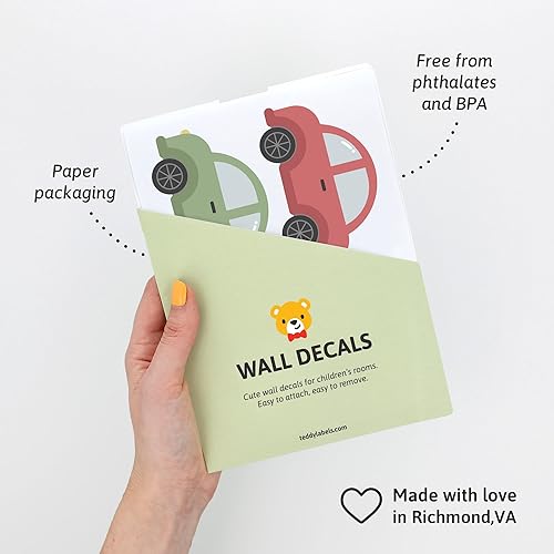 Miniatura 10 de Teddylabels - Calcomanías de mar profundo - Calcomanías de pared fáciles de aplicar y extraíbles transforma tu habitación con una decoración