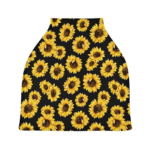 Miniatura 66 de Cubierta de lactancia lindo bosque, animales, árboles, setas, bayas, lactancia materna, toldo suave para asiento de automóvil, cubierta de toldo