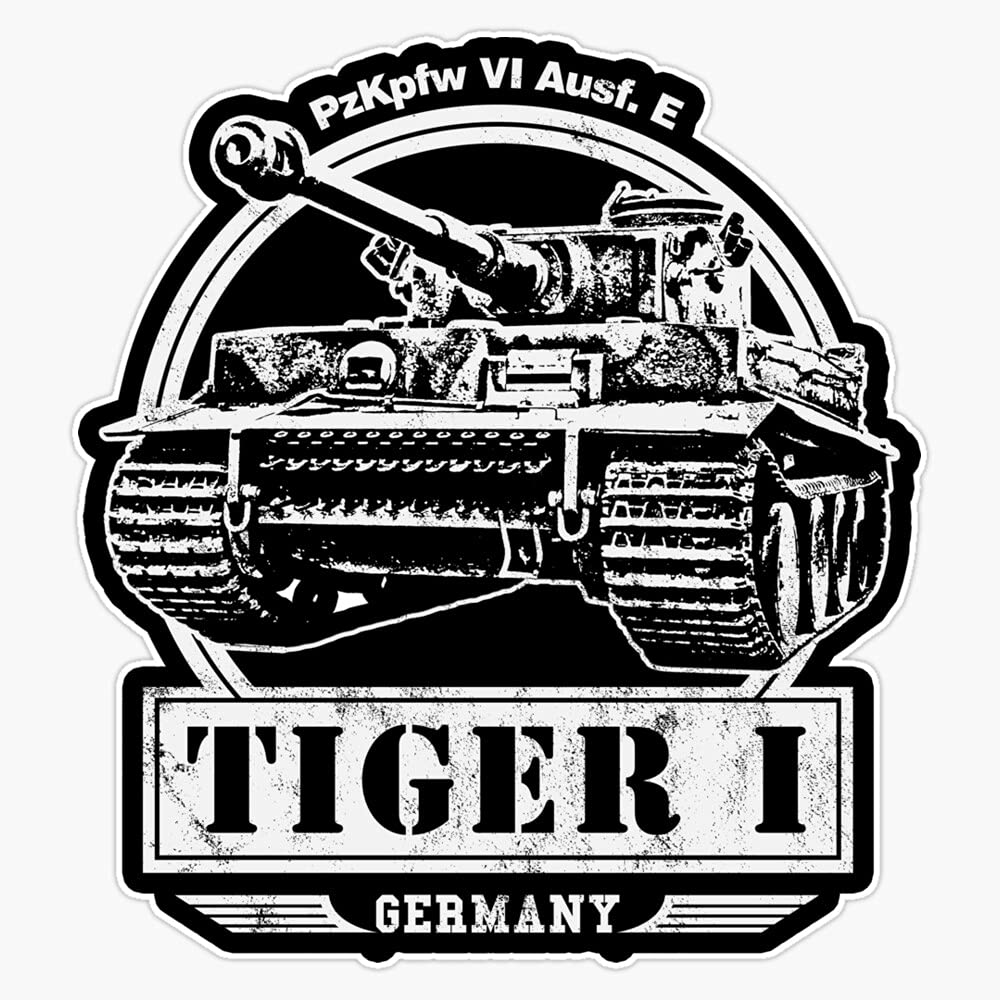 Amazon.com: HOF Trading Tiger I - Ww2 Tank Vinyl Sticker