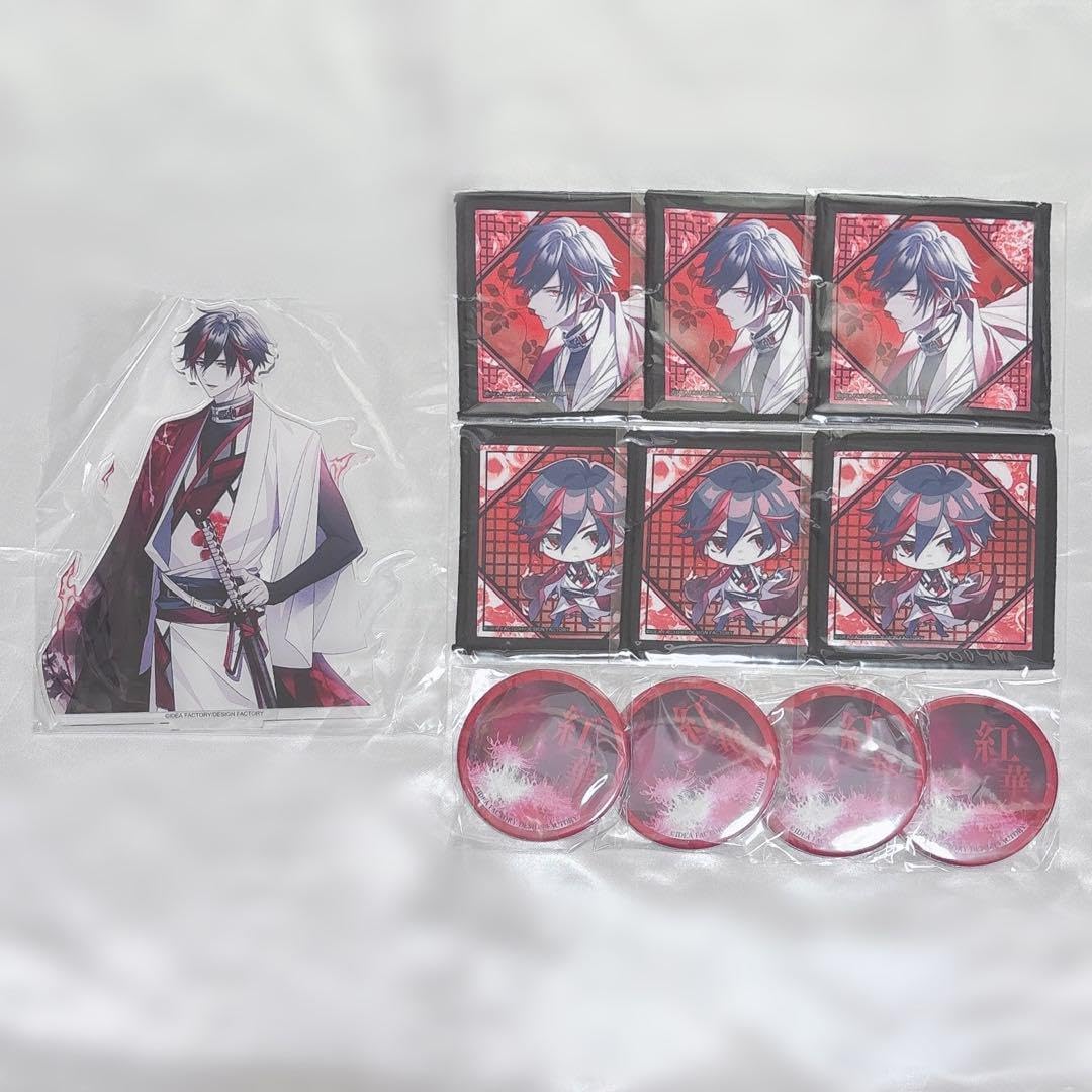 ナインリップ 9R.I.P. 紅華 缶バッジ ハート缶 アニメガ 店舗特典 9