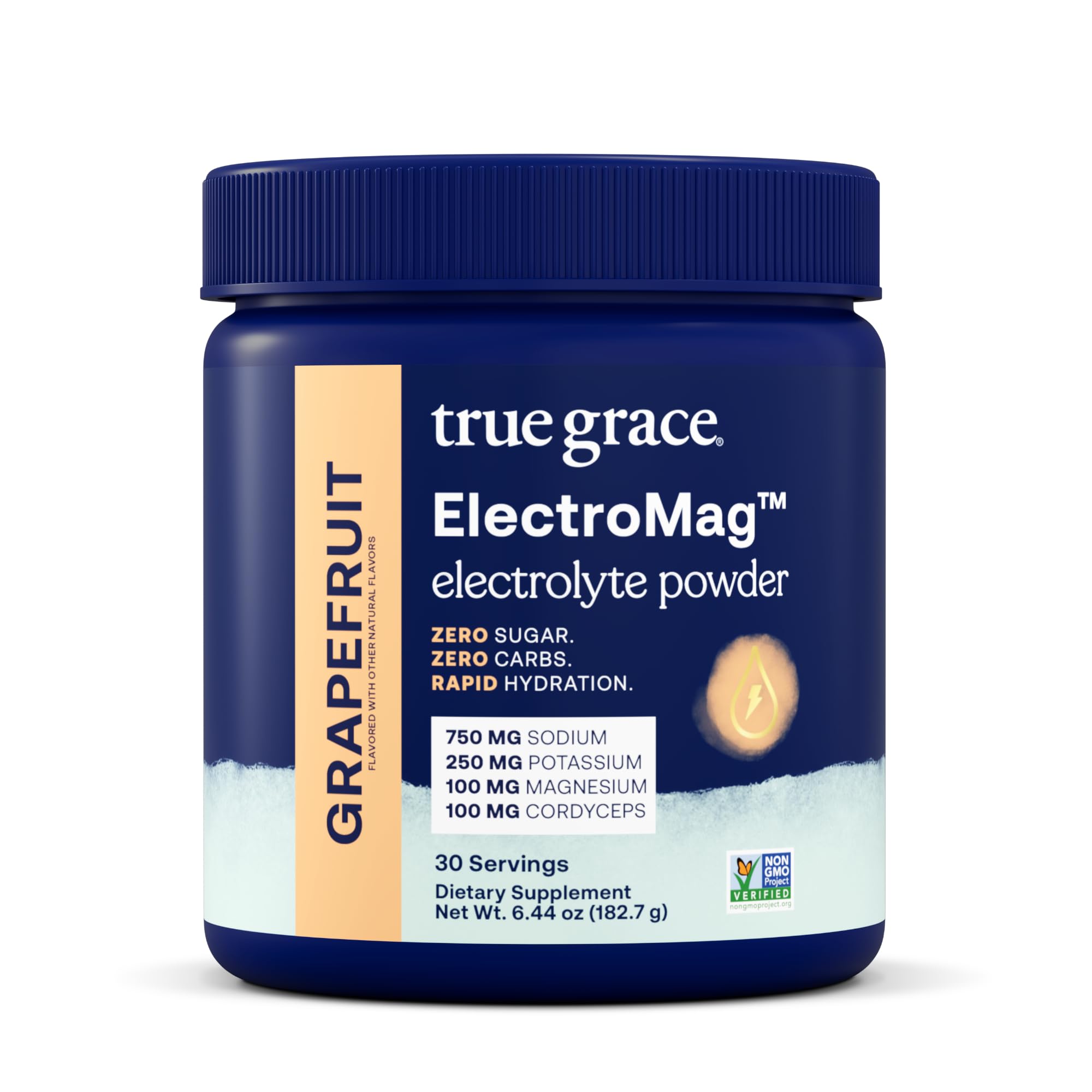True Grace ElectroMag - 16 Stick Packs - Pink Lemonade - Electrolyte Powder for Rapid Hydration - Sodium, Potassium, Magnesium & Cordyceps - Zero Sugar & Carbs - Non-GMO - 16 Total Servings — Amazon image 13