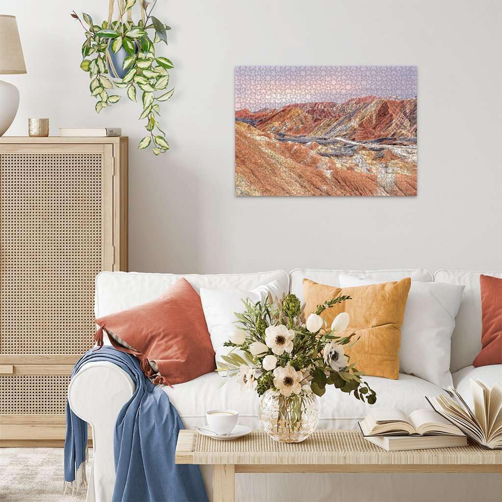 Ravensburger Beautiful Mountains - Rainbow Mountains, China - 1000 Piece Jigsaw Puzzle | Vibrant Natural Wonder | Softclick Technology