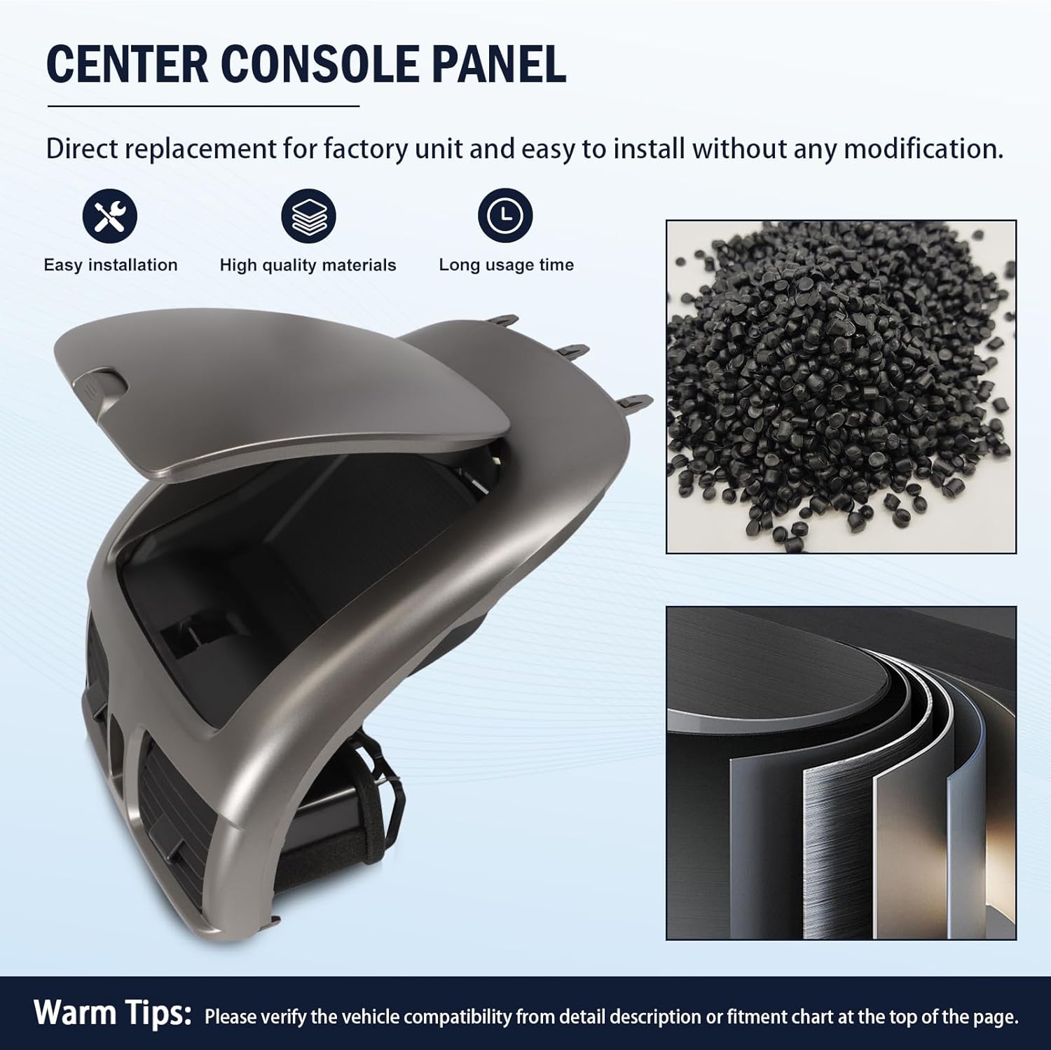 Center Dash A/C Outlet Air Vent Panel with Vent Compatible with Sentra 2000-2006 68260-5M002, 682605M002