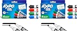 EXPO Dry Erase Markers, Low Odour Ink, Green, Chisel Tip, 12 Count