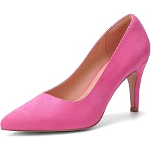 Womens Closed Toe Heels Dress Pointed Toe Pump Shoes