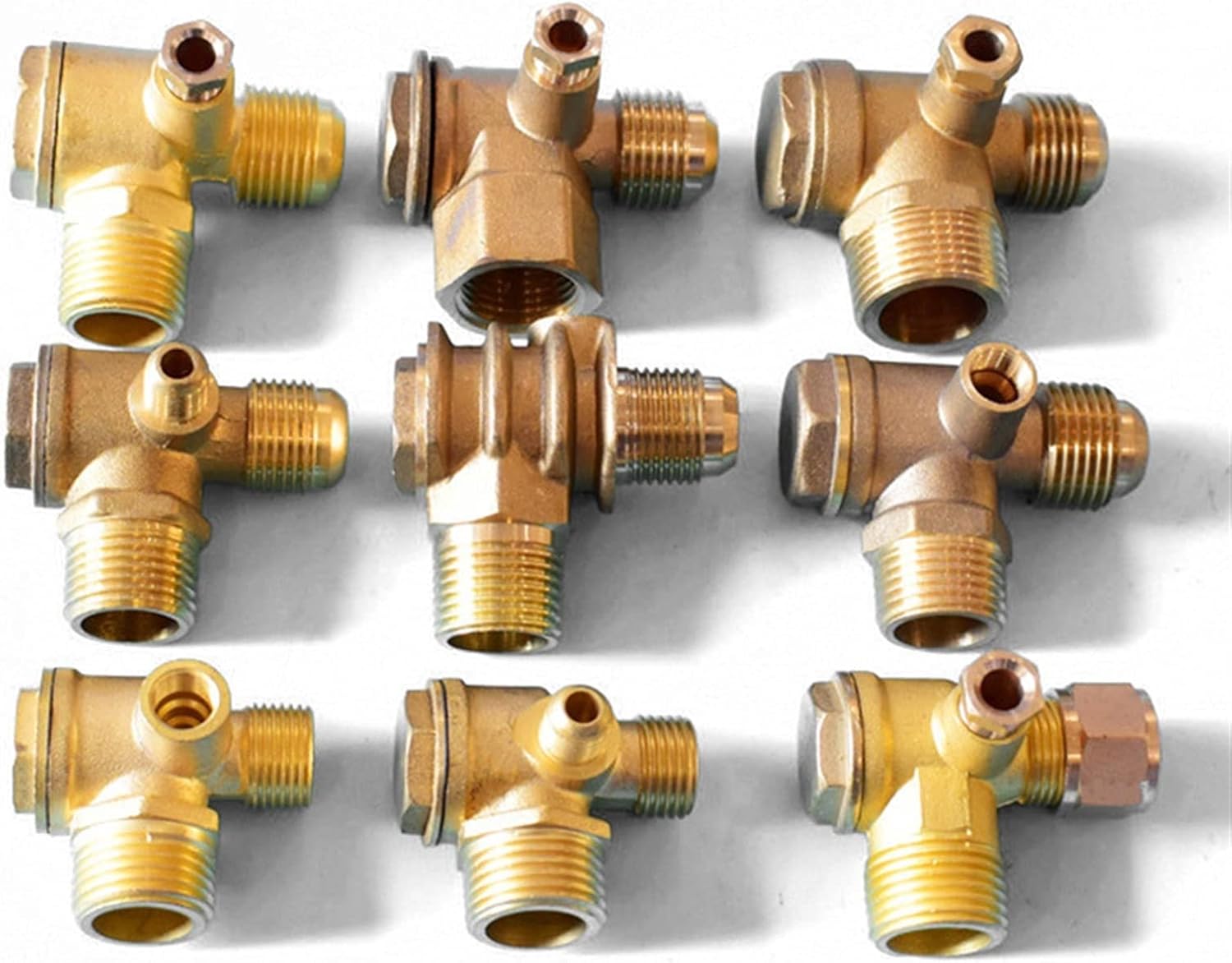 1Pcs 3 Port Check Valve Brass Internal/Male Thread Return