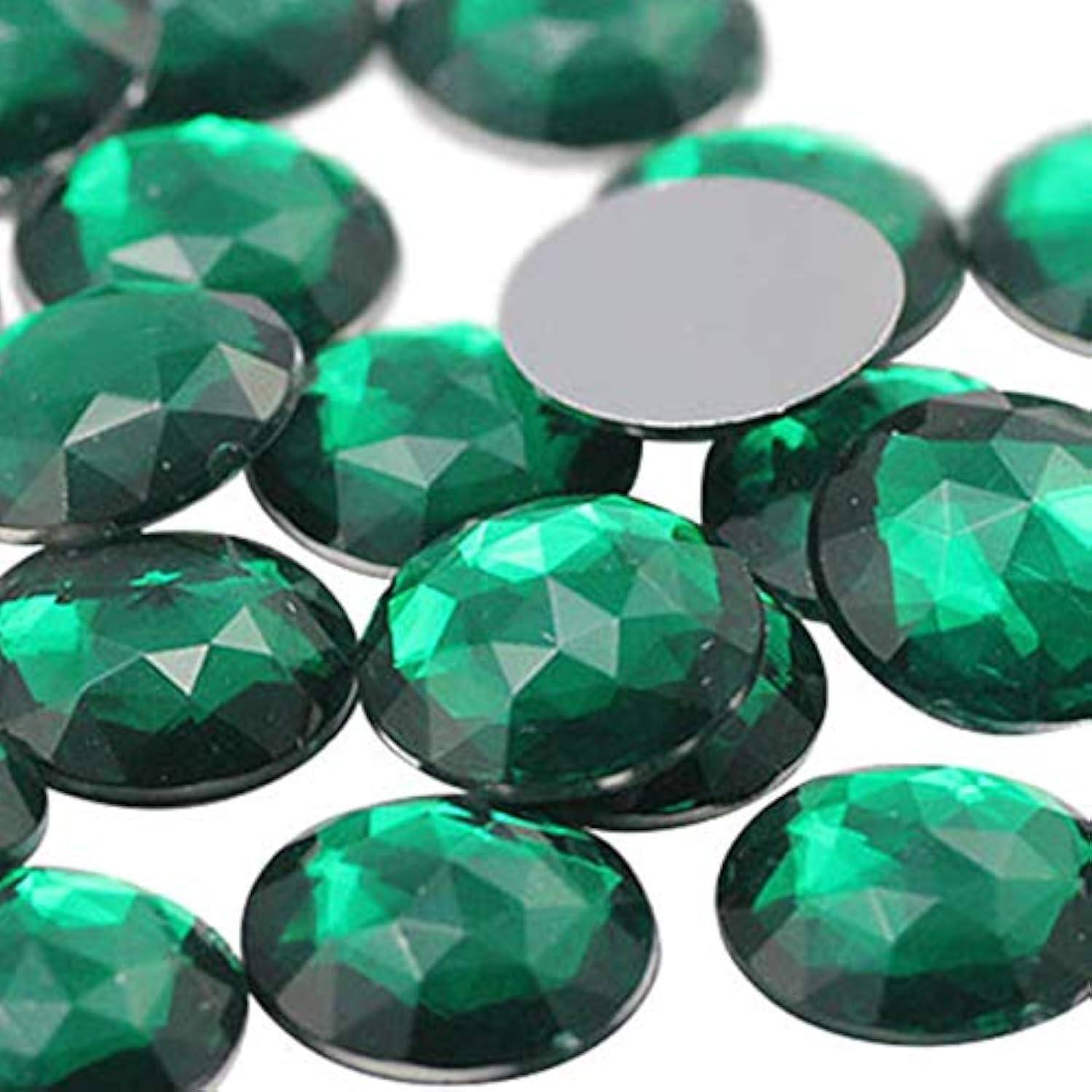 13mm Flat Back Round Acrylic Rhinestones Plastic Gems for Jewelry Making Costume Jewels Cosplay Embelishments