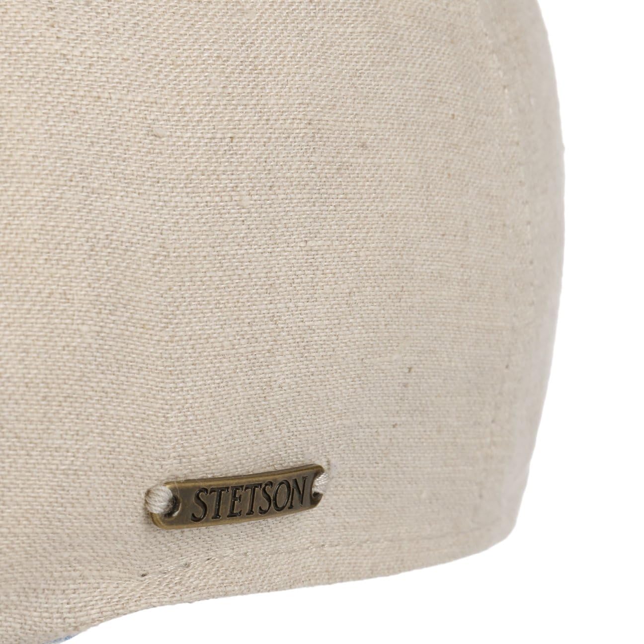Stetson Texas Gavona lniana czapka z daszkiem męska – Made in The EU z daszkiem, wiosna-lato