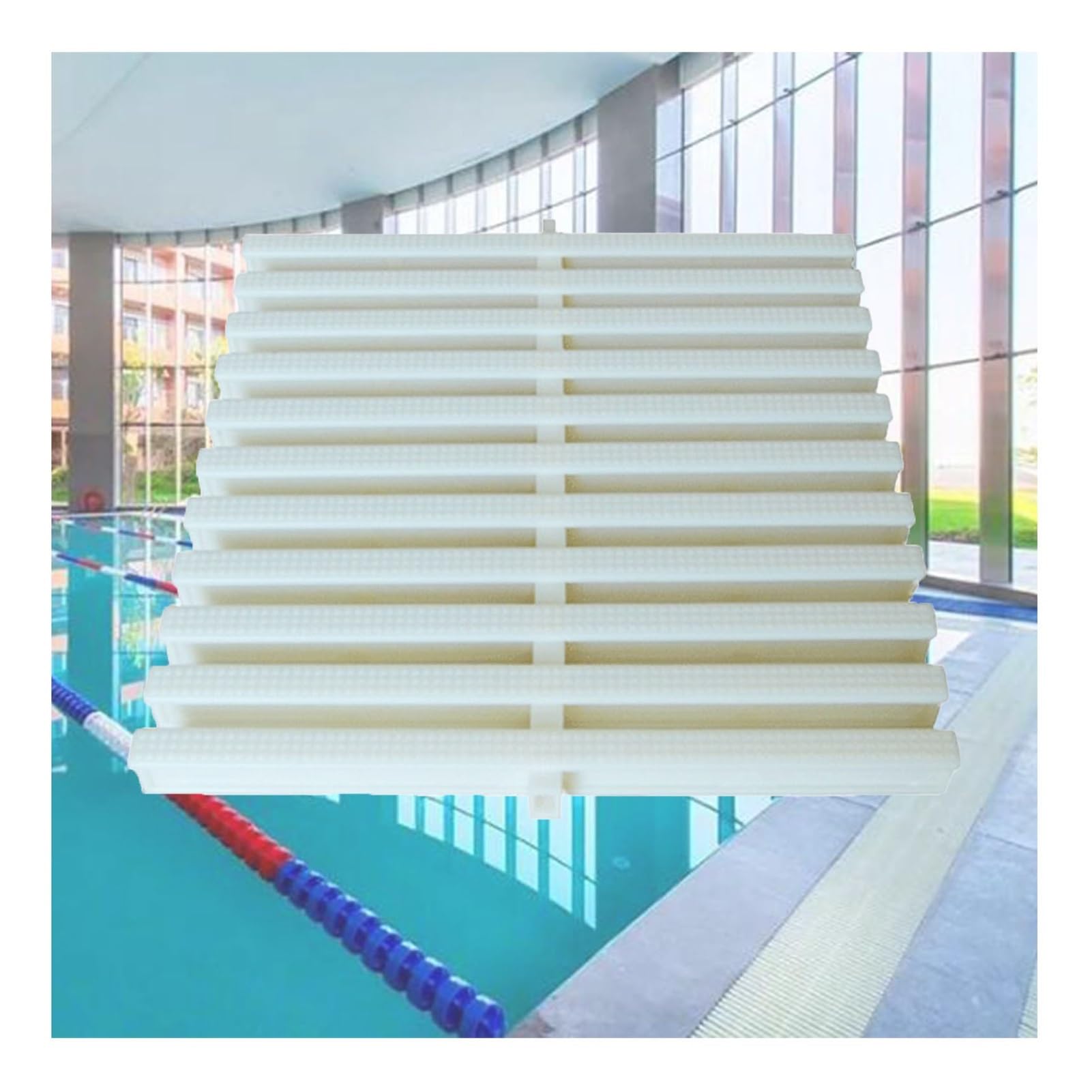 Grilles de trop-plein robustes pour piscines hors sol et douches de jardin
