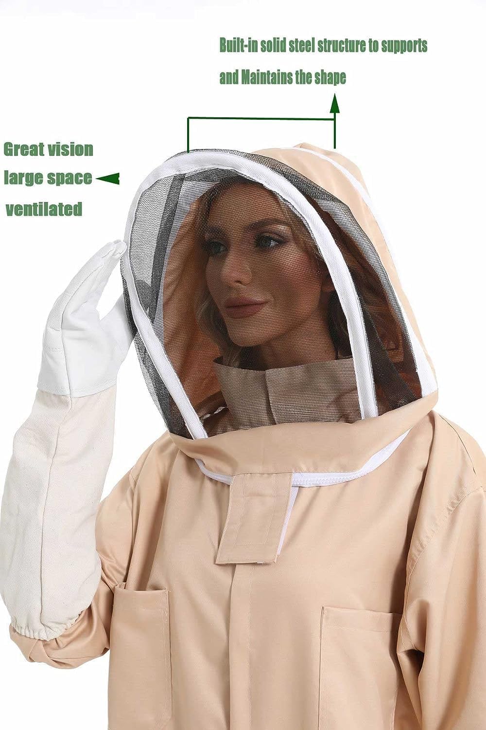 Women bee Keeper Suit &bee Suits for Men Sting Proof and Gloves