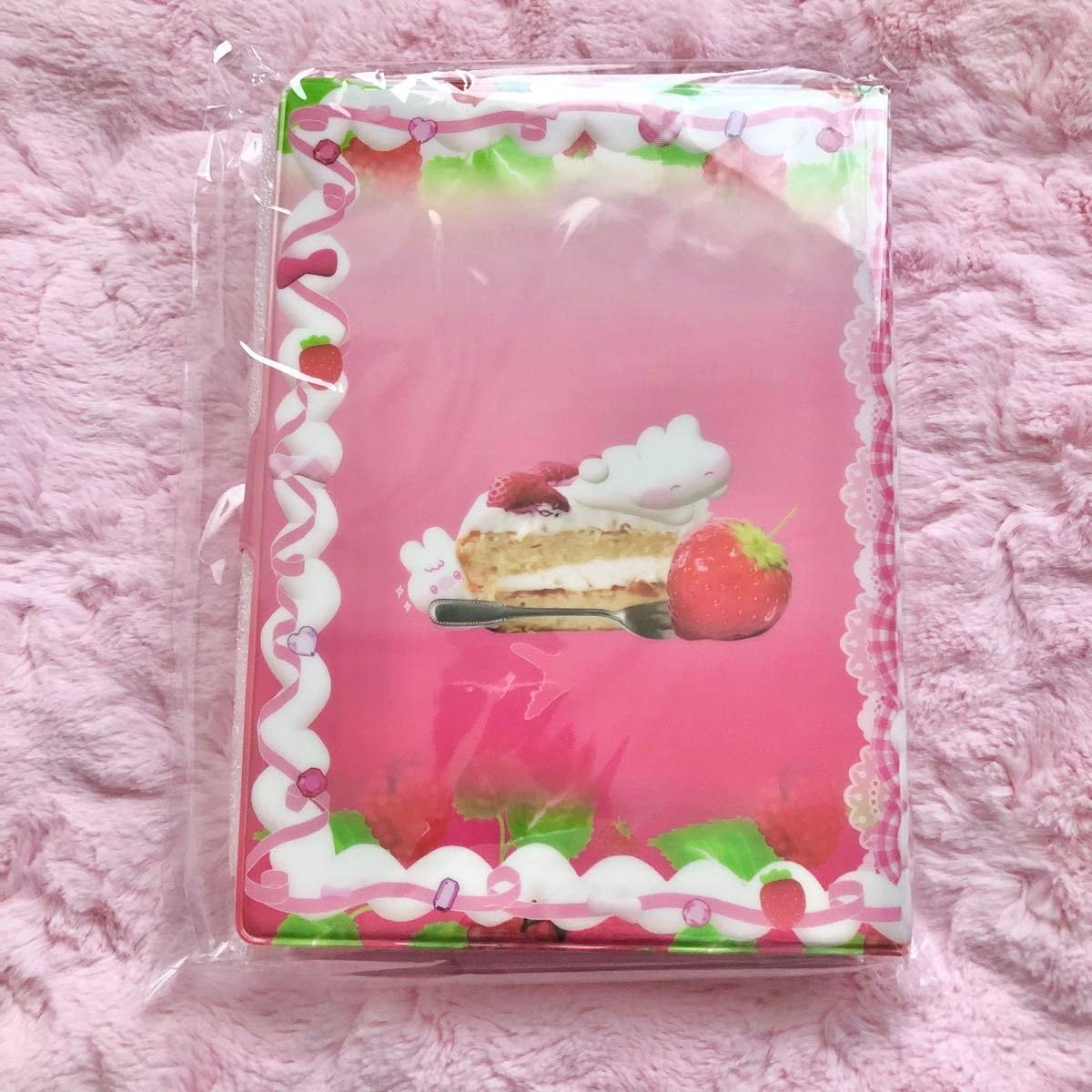 Amazon.co.jp: 韓国作家 コレクトブック バインダー いちごケーキ
