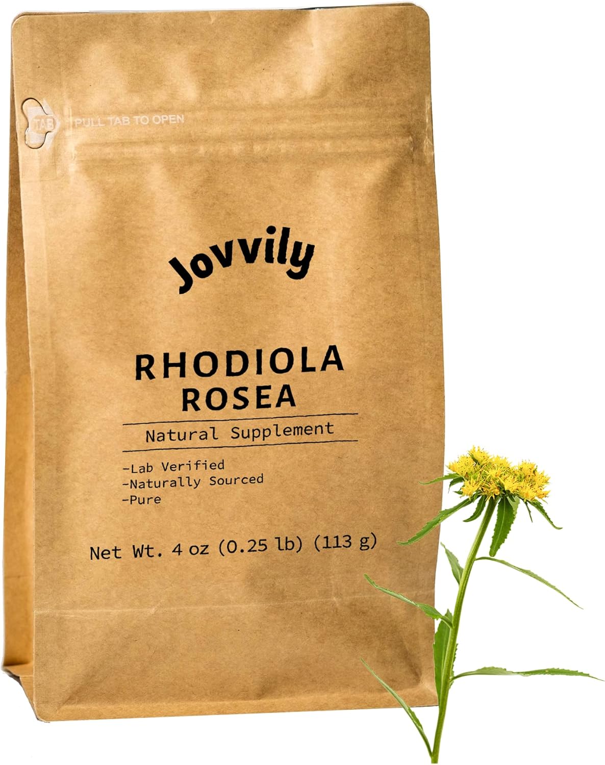 Rhodiola Rosea Powder – 4oz – Golden Root – Non-GMO – Natural Supplement