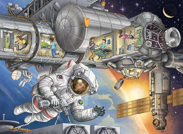 Foto 2 de 8 de Puzle Infantil 13366 de Ravensburger: En la estación Espacial