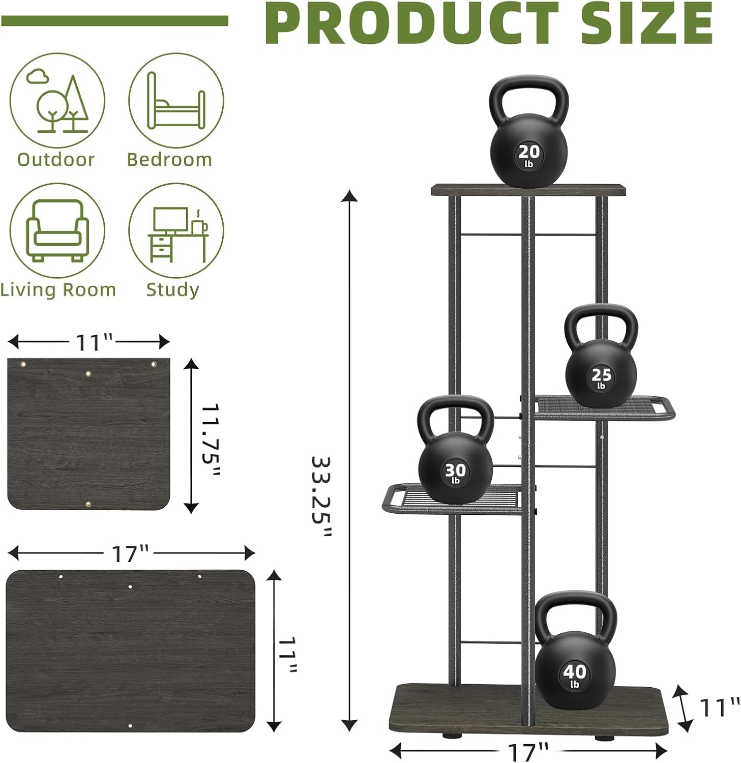 Soporte Para Plantas De 5 Niveles De Metal - Estante Para Interior Y Exterior, 64 Pulgadas, Impermeable