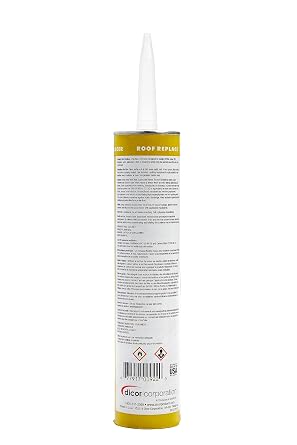 Dicor 551LSB-1 HAPS-Free NON-Leveling Lap Sealant - 10.3 Oz, Black, Secure, Ideal for RV Roofing, Maintenance, Repair, Appliance Application