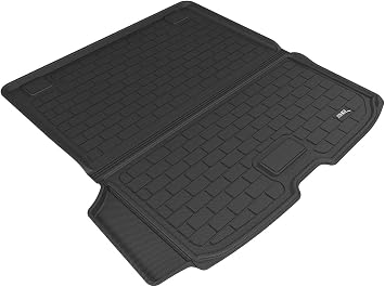 3D MAXpider Custom Fit Kagu Black Stowable Cargo Liner Compatible with Volvo XC90 2015-2026 - Behind 2nd Row Cargo Liner
