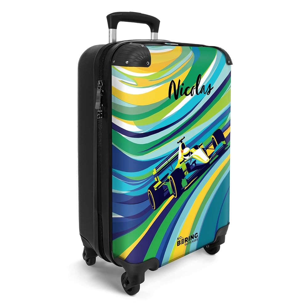 Valigia Per Bambini NoBoringSuitcases.com - Trolley 10 Kg, 55x40x20 Cm, Personalizzabile (Design Footballeur) - Foto 8