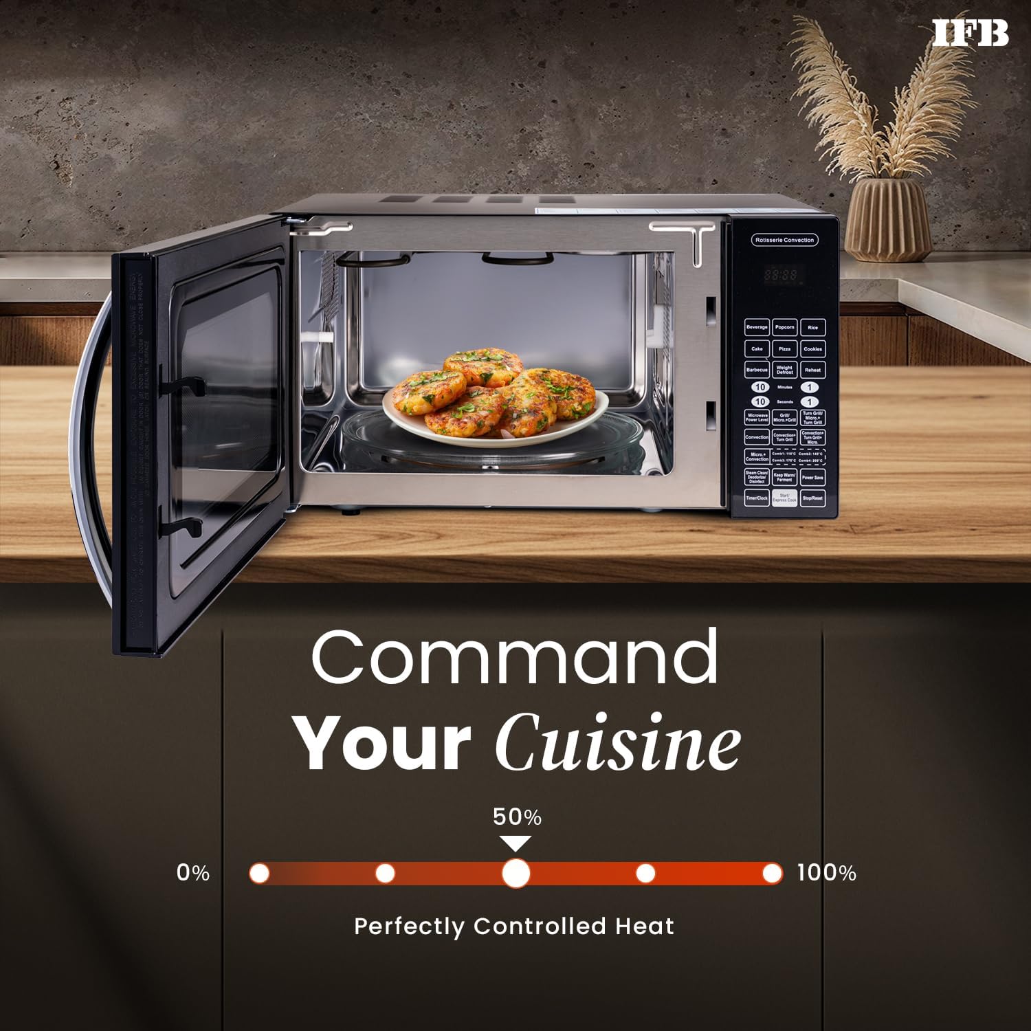 IFB 30 L Convection Microwave Oven (30FRC2, Floral Pattern)