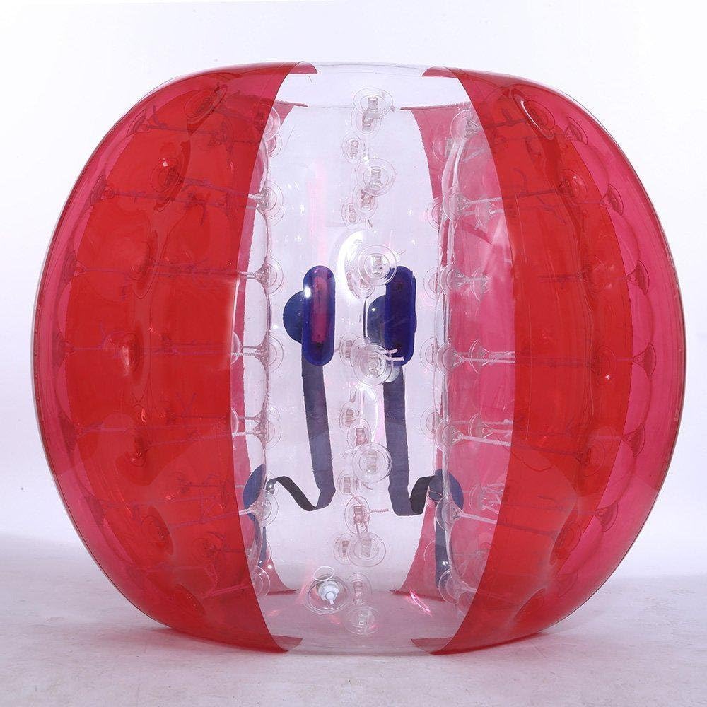 Amazon.co.jp PVCバンパーボール、人間のハムスターボール、バブルサッカー、Zorbボール、赤、1.8メートル おもちゃ