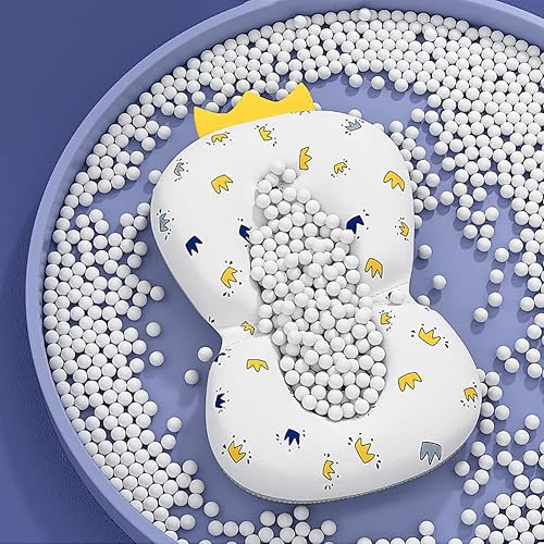 Miniatura 6 de ikasus Cojín de apoyo de baño para bebé, tapete de baño antideslizante de secado rápido, almohada de baño para bañera, asiento de baño flotante