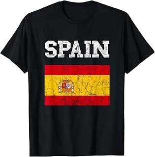 Coole Spanien Flagge Espanol Touristen Spain Spanish Flag Spain Holiday Espanol Espana Spaniard T-Shirt