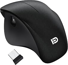 Wireless Ergonomic Mouse, Thumb Side Scroll, Quiet Click | Large Hand Right-Handed Design, Thumb-Controlled Scrolling, Quiet Click Buttons, 2.4G Wireless, Batte