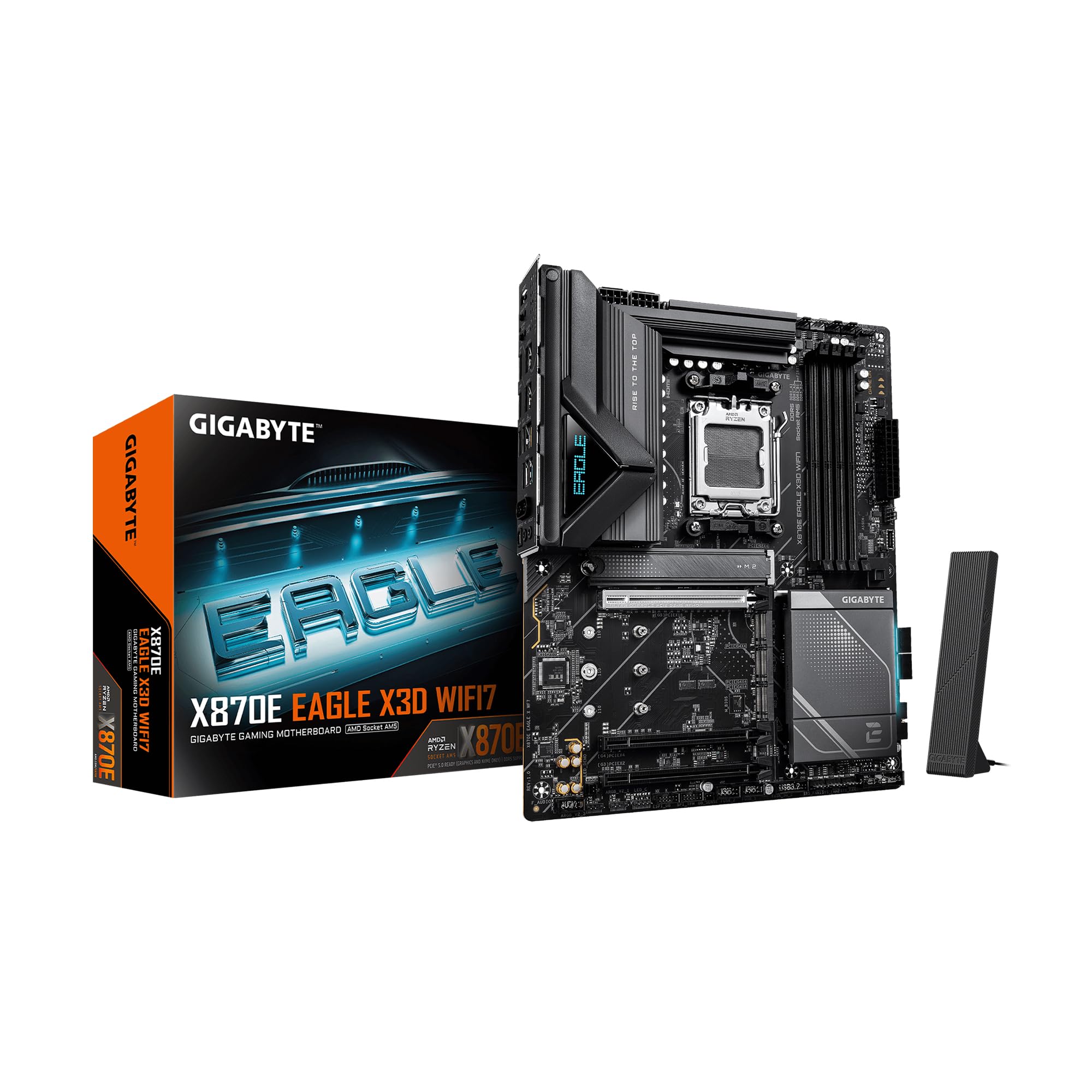 メモリ4GB x8(Total 32GB) Amazon.com: GIGABYTE X870E Eagle X3D WF7 AMD AM5 ATX Motherboard