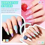 VANREESA 24 Pcs Gel Nail Polish Set, 21 Colors Gel Polish with Base Coat Glossy & Matte Top Coat Yellow Green Blue Pink Purple Orange Gel Polish Kit Nail Kit Gifts for Women Girls