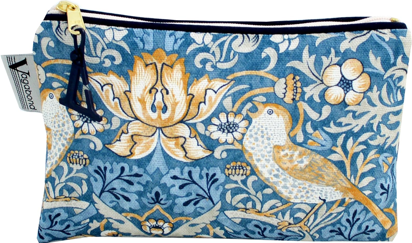 William Morris Strawberry Thief Cosmetic Bag