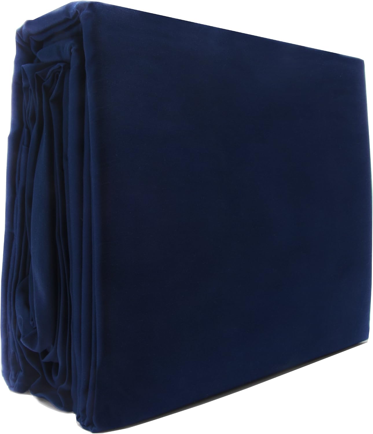 Pacific Linens | Luxurious Soft 4 Piece Bed Sheets Set with Deep Pockets | 100% Cotton | Wrinkle, Fade & Stain Resistant | 500 Thread Count | Queen Size | Navy Blue